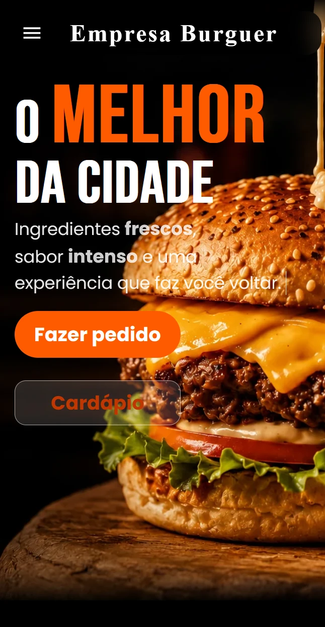 Segunda tela mobile de sistema web desenvolvido pela Amarus Freire