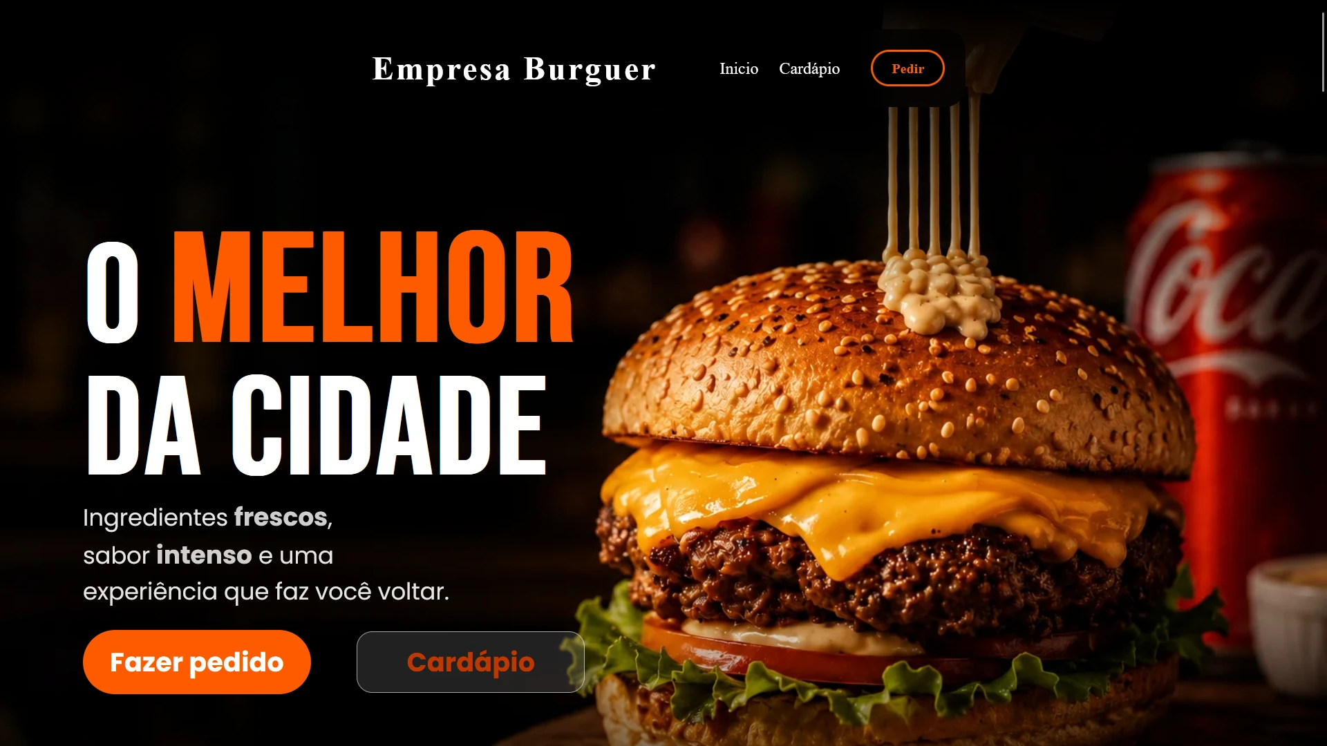 Terceira tela desktop de sistema web desenvolvido pela Amarus Freire